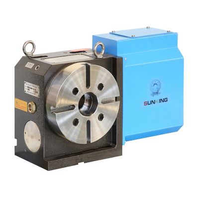 30 kg d'acier 4ème axe CNC Table tournante Opération manuelle avec pièces jointes de queue